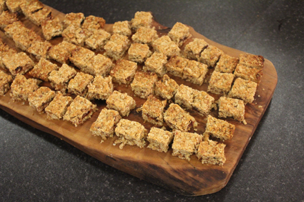 Date, oat and honey slices