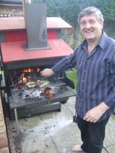 Giancarlo at the Barbecue Man and Fire