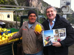 Giancarlo and Street Vendor